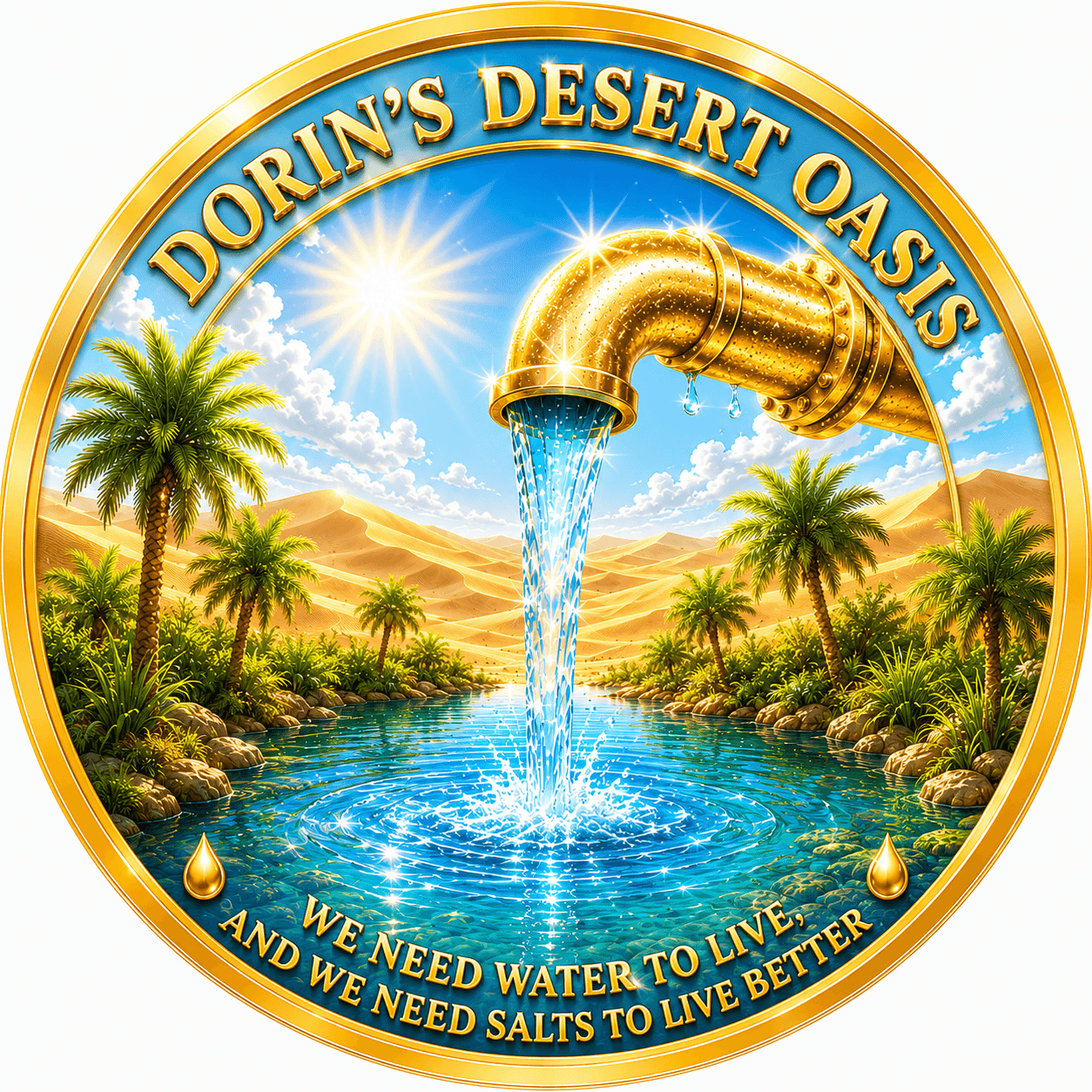 Dorin's Desert Oasis: Fresh Water and Minerals from the Ocean EAR002