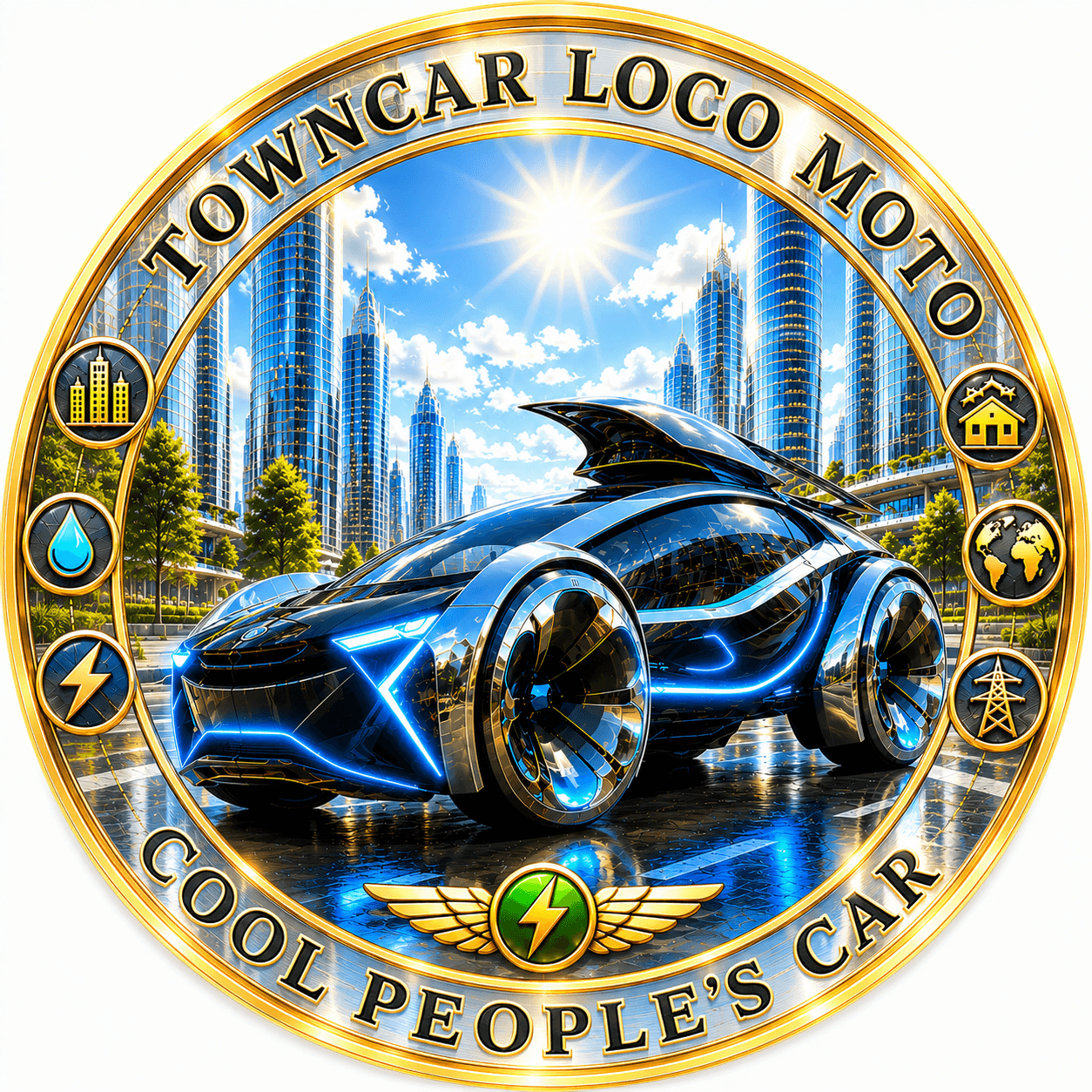 Towncar Loco Moto is the cool people's car
